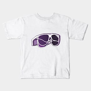 Stylish Purple Sunglasses Vector Art No. 893 Kids T-Shirt